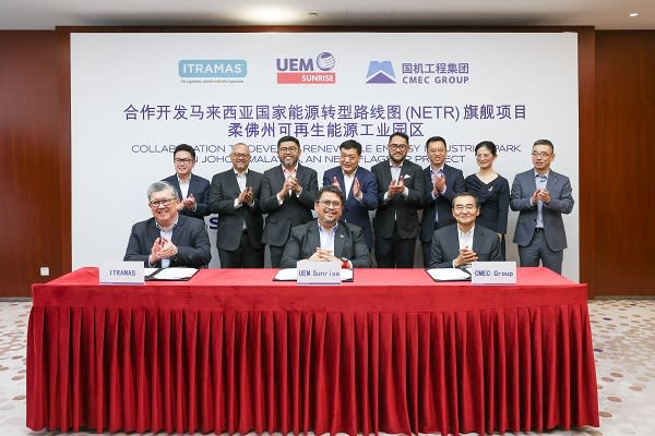 UEM Sunrise, Itramas And CMEC, Sign MOU To Develop A Renewable Energy Industrial Park In Johor