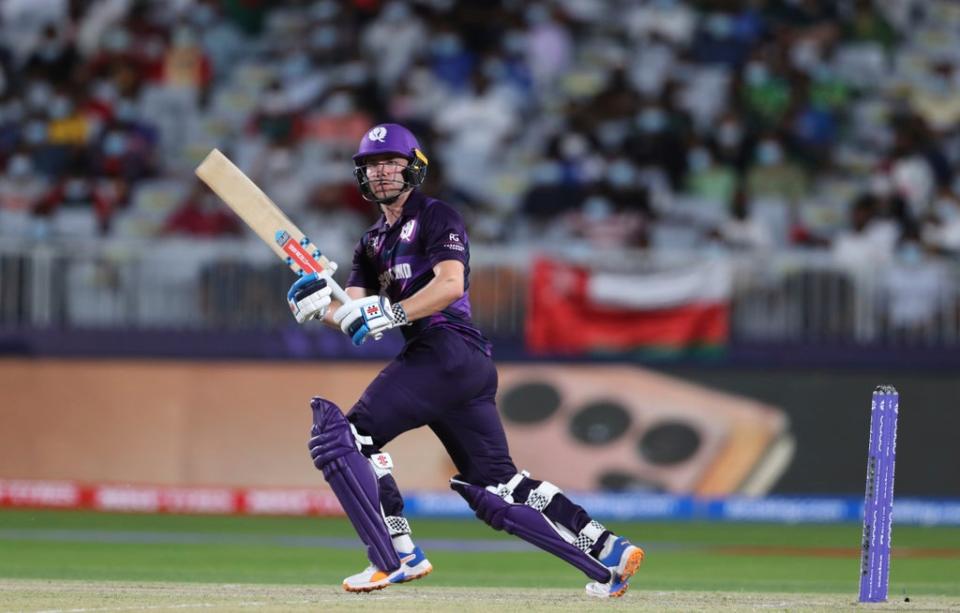 Matthew Cross is confident Scotland can bounce back from their heavy defeat to Afghanistan by beating Namibia (Kamran Jebreili/AP/PA) (AP)