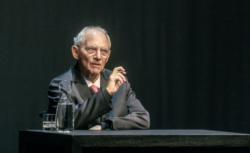 Wolfgang Schauble  (CDU), former President of the Bundestag and a member of the German Bundestag since 1972, takes part in a panel discussion on the topic of "Europe at the turn of the times". Schauble, Germany's finance minister during the eurozone crisis, has died at the age of 81, his family tells dpa. Markus Scholz/dpa