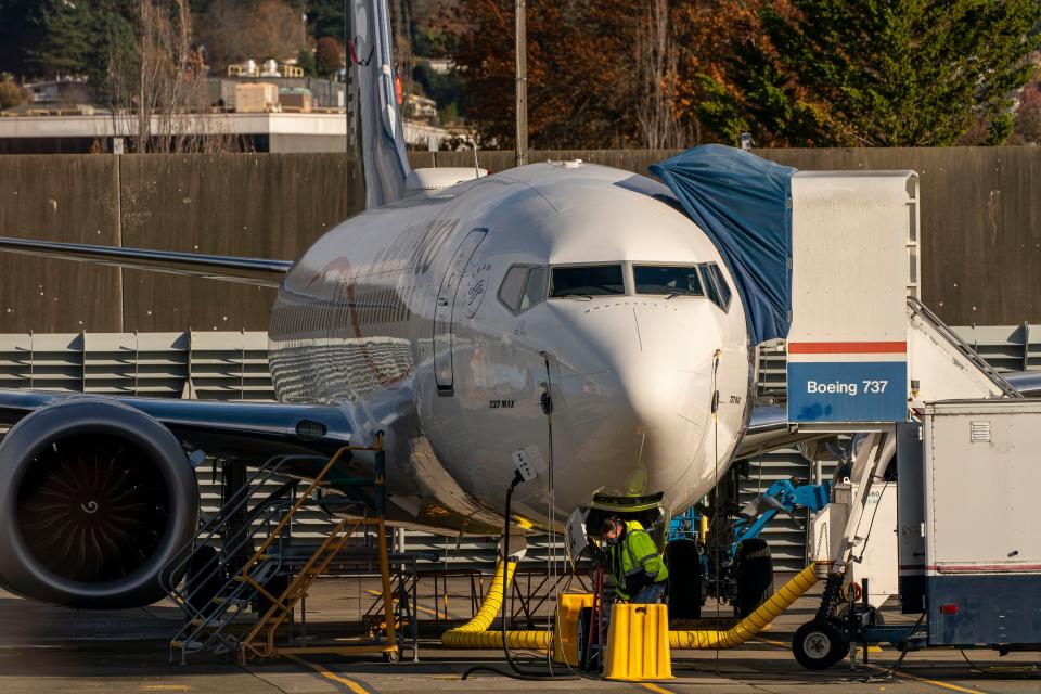 US aviation officials have cleared the grounded Boeing jet for flight (Getty Images)