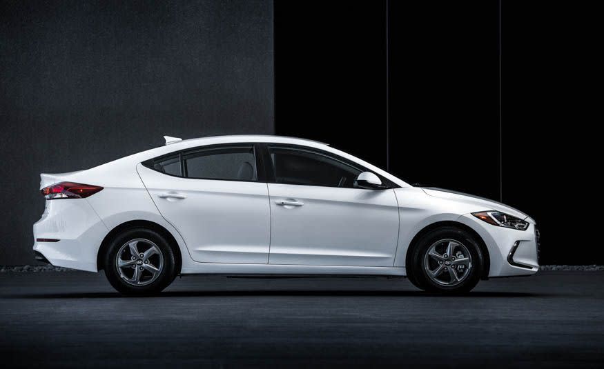 <p>To go along with the Elantra’s smaller footprint, its turbo four is also downsized slightly, from 1.6 liters to 1.4 liters, and produces 128 horsepower and 156 lb-ft of torque. This makes for a nice uptick of 4 mpg on the highway and 3 mpg in the city compared with the standard Elantra’s 2.0-liter four-cylinder, giving the Eco ratings of 32 mpg city and 40 highway.</p><p><a rel="nofollow noopener" href="http://www.caranddriver.com/hyundai/elantra" target="_blank" data-ylk="slk:MODEL REVIEWS, PRICING, AND MORE >>;elm:context_link;itc:0;sec:content-canvas" class="link ">MODEL REVIEWS, PRICING, AND MORE >></a></p>