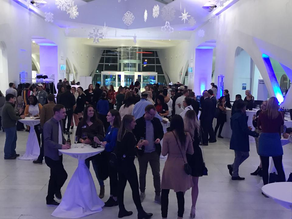 HashtagMKE's 3rd anniversary gathering at the Milwaukee Art Museum in January 2020.