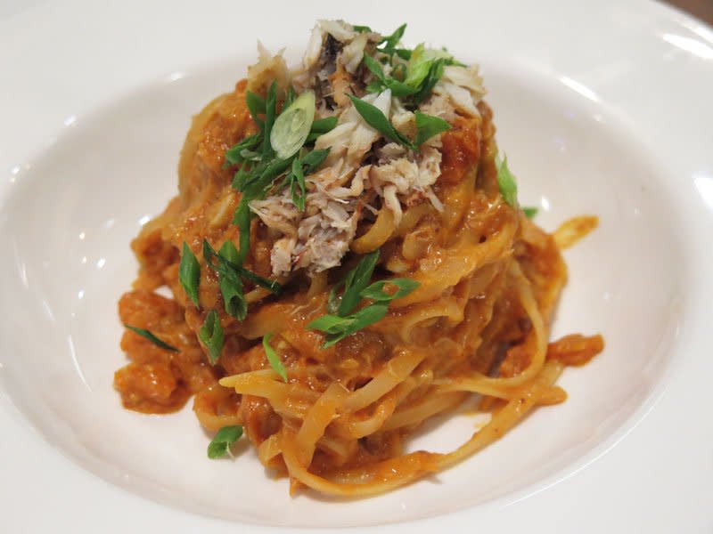 The-Quarters Chilli crab pasta