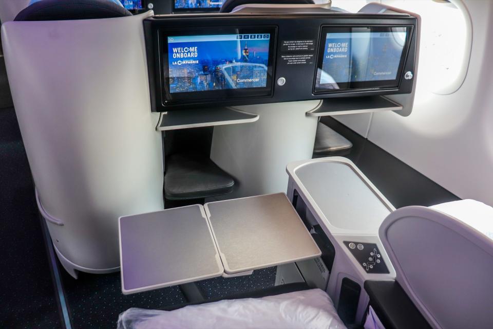 Onboard La Compagnie's Airbus A321neo — La Compagnie Airbus A321neo Tour