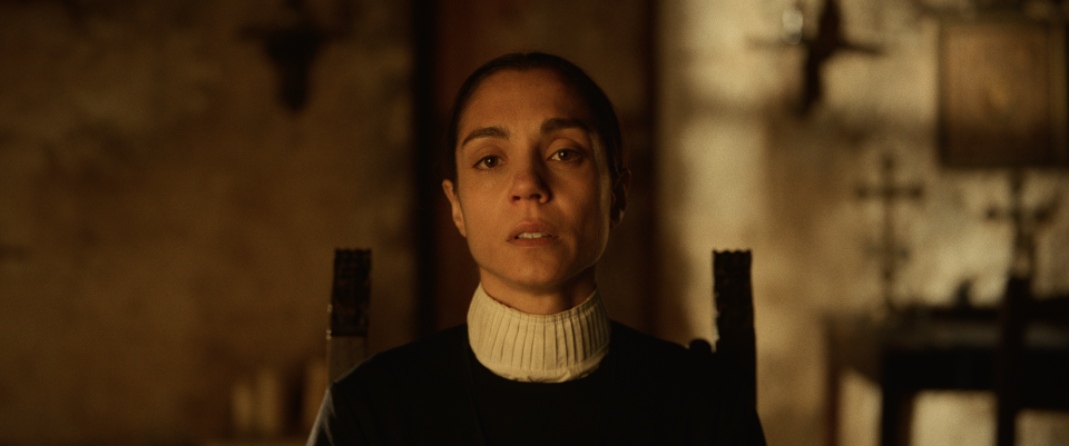 Cristiana Dell'Anna as Francesca Cabrini in the film "Cabrini."