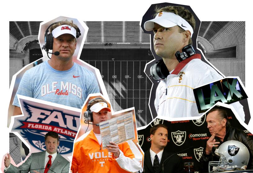 Lane Kiffin through the years.