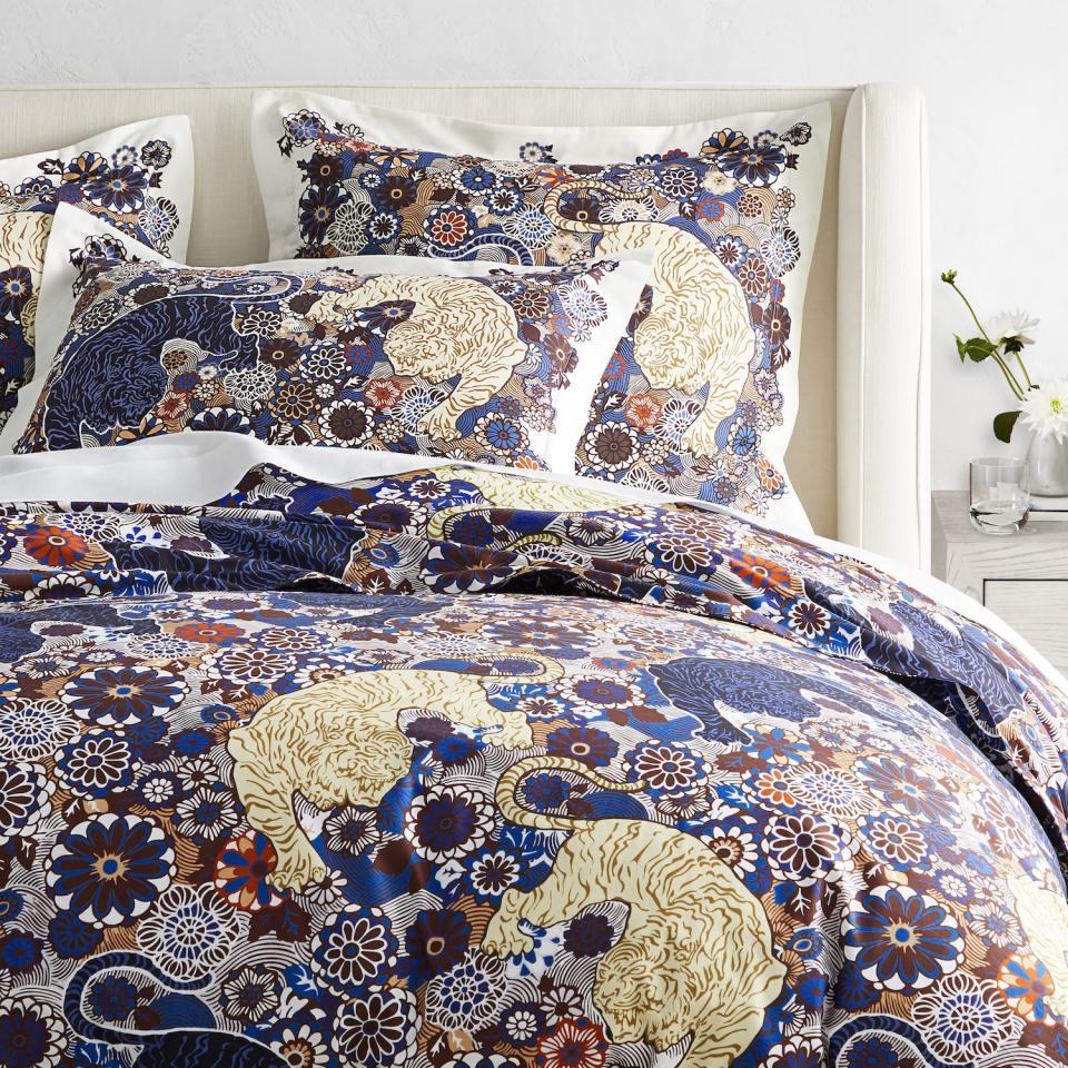 Williams Sonoma Home Just Launched a Bedding Collection With Scalamandré and It's Super Fierce