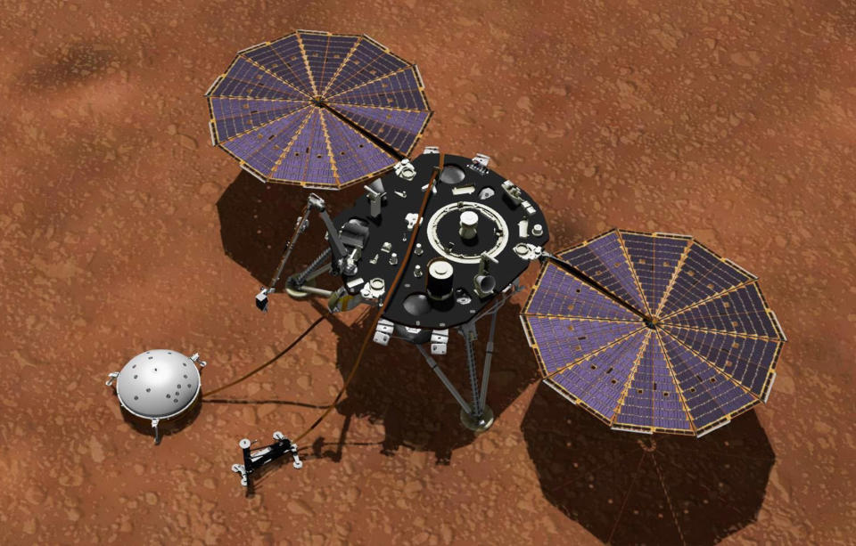 NASA’s Mars InSight lander. - Credit: NASA/JPL