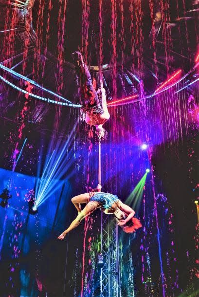 Cirque Italia brings its Water Circus to Greater Cincinnati March 21-24 under its big top tent set up at Florence Mall.