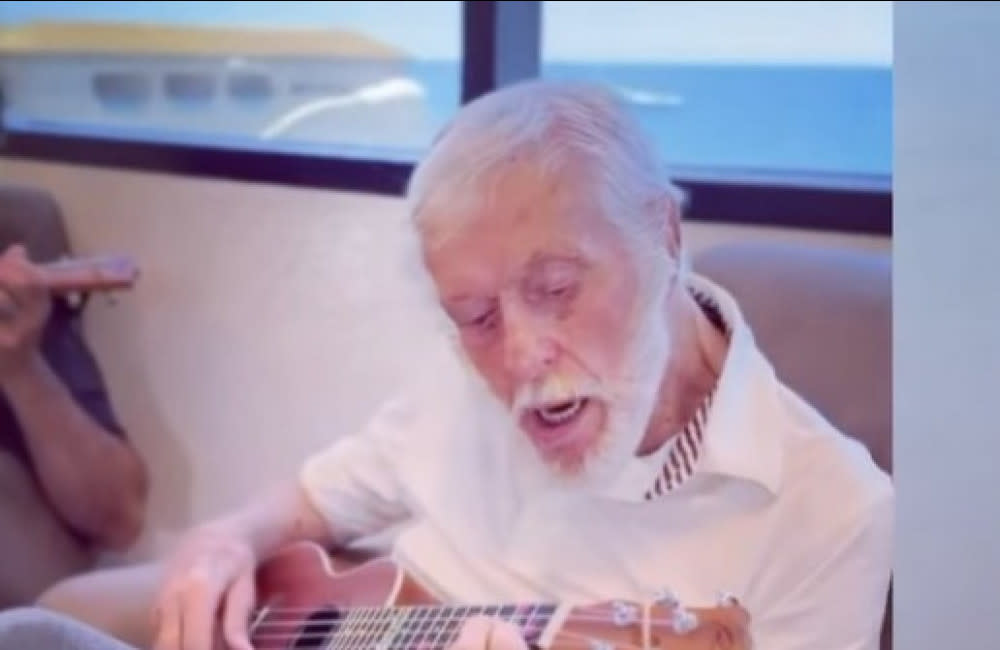 Dick Van Dyke is learning to play the ukelele credit:Bang Showbiz