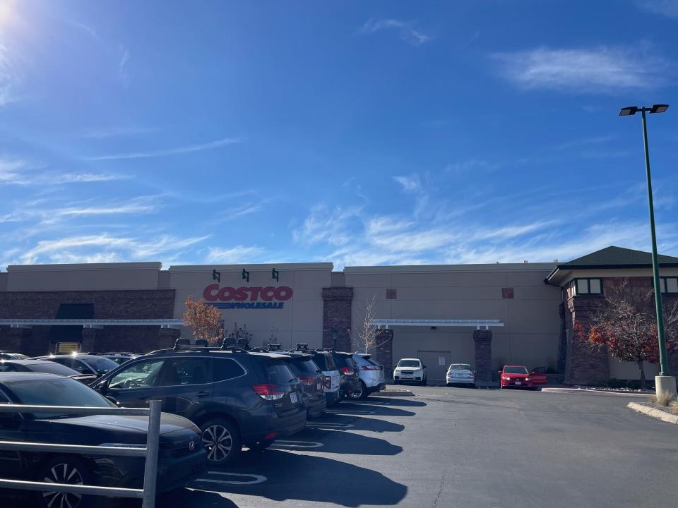 The exterior of a Costco in Colorado.