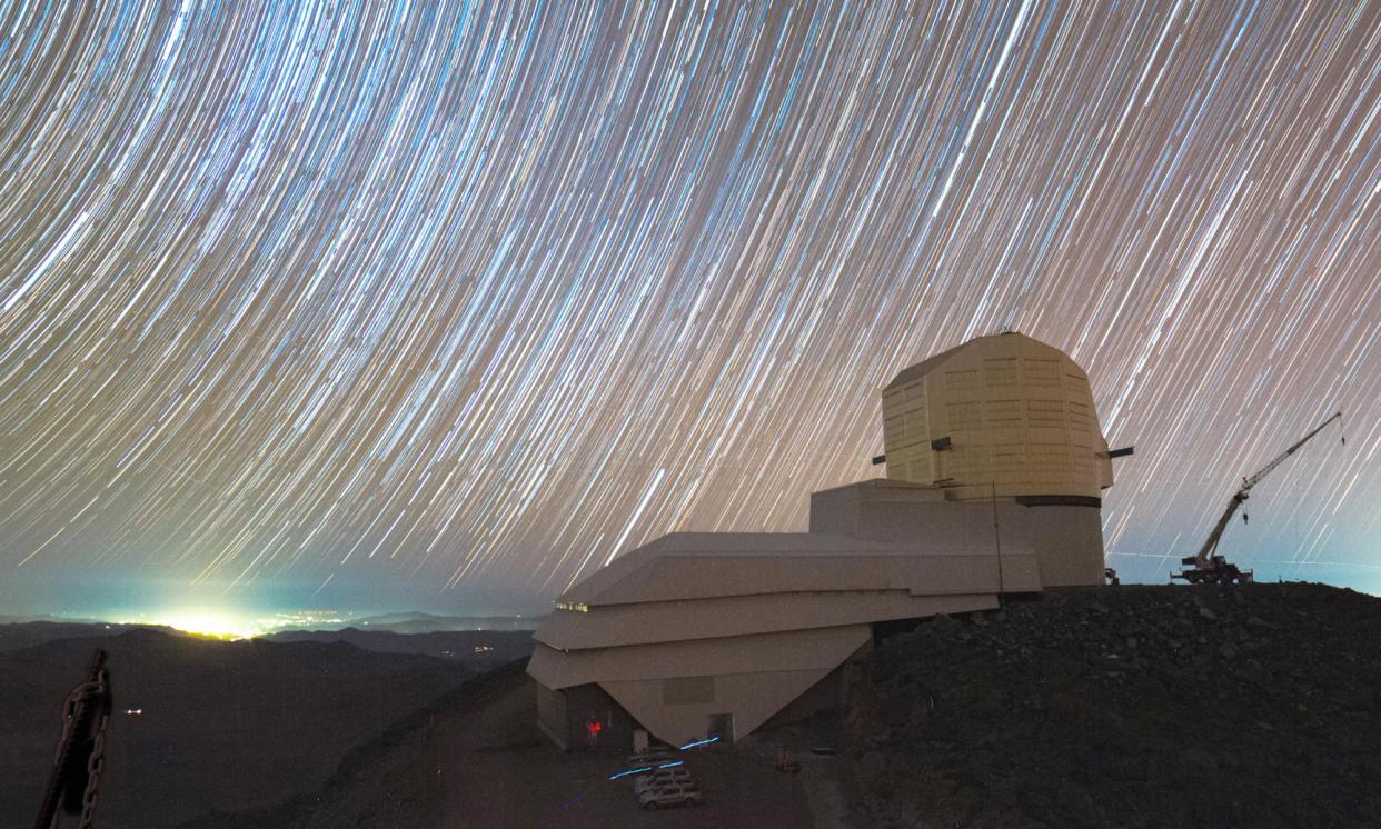 <span>‘It’s a very special telescope’: the Vera C Rubin Observatory on a barren mountaintop in the arid Chilean desert region of Coquimbo.</span><span>Photograph: RubinObs/NSF/Aura/H Stockebrand</span>