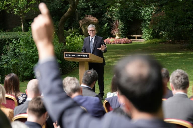 Britain's Prime Minister Keir Starmer warned his new government's first budget will be 'painful' (Stefan Rousseau)