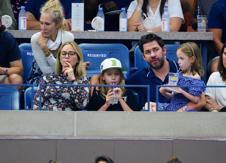 Celebrities attend Day 12 of the 2023 US Open Tennis Championships