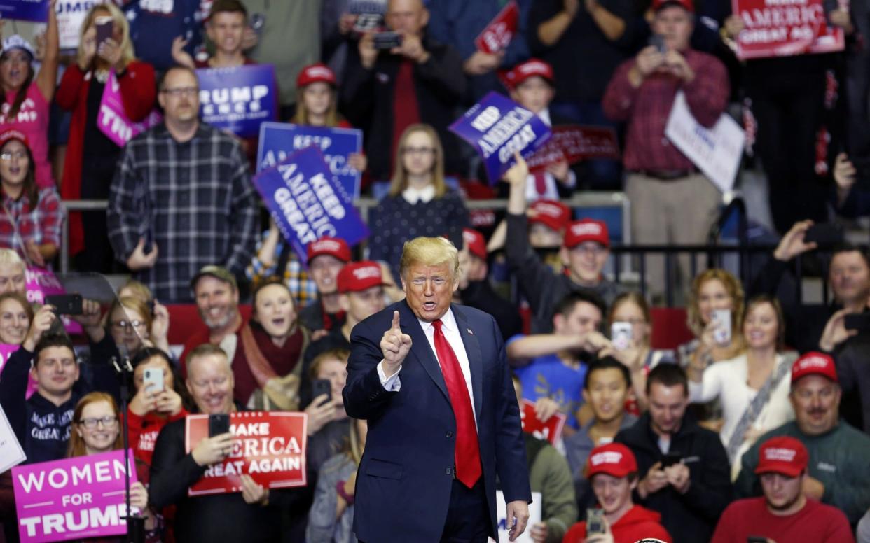 President Trump kicked off his final day of campaigning yesterday in Fort Wayne, Indiana. - Bloomberg