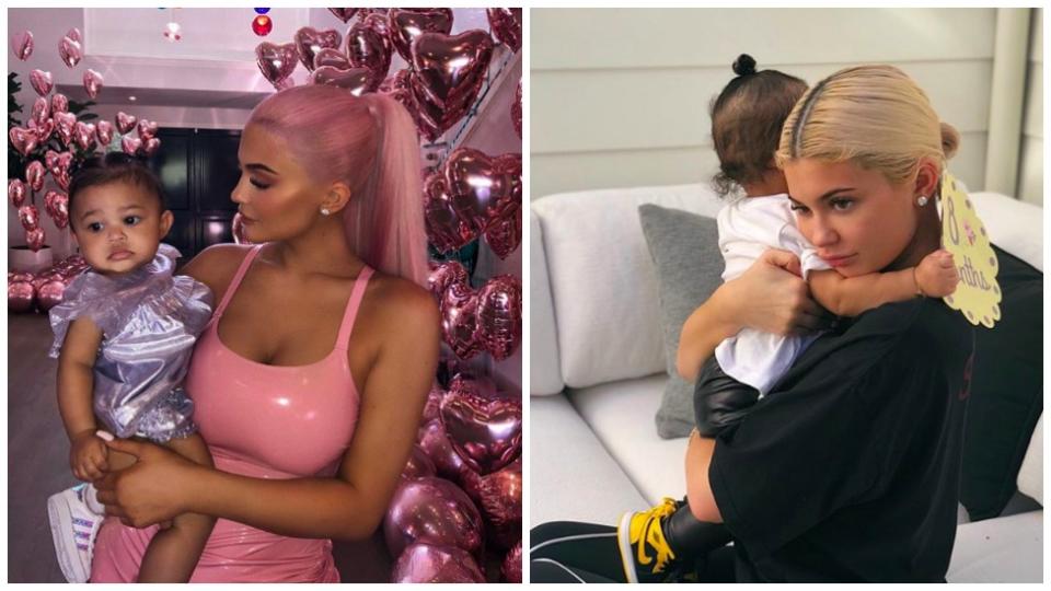 Kylie Jenner revealed she struggled to choose a name for her now 8-month-year-old baby girl. Source: Instagram/kyliejenner