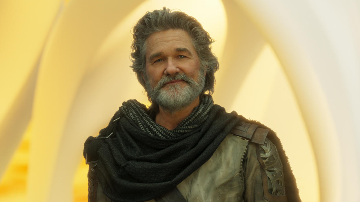  Kurt Russell as Ego in Guardians of the Galaxy Vol. 2. 