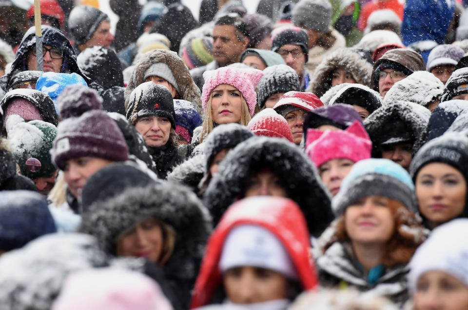 A rally in Park City, Utah, for the 2018 Women’s March (Photo: Getty Images)