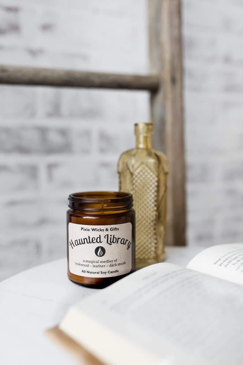 Haunted Library Soy Candle