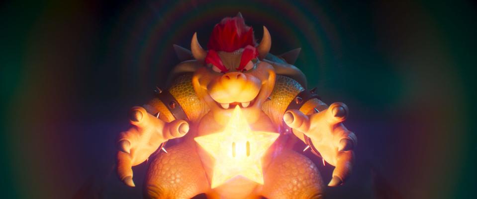 Bowser (voiced by Jack Black) is an evil yet sensitive villain who wants to rule the world – and get the girl – in "The Super Mario Bros. Movie."