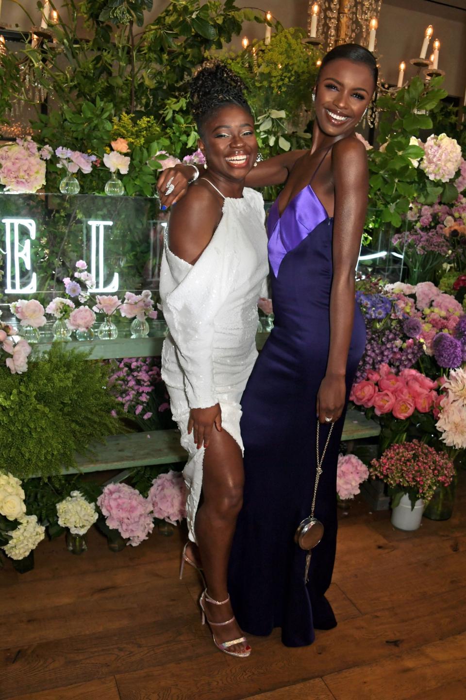 Clara Amfo and Leomie Anderson celebrating THE ELLE LIST 2019 in association with MAGNUM (Dave Benett)