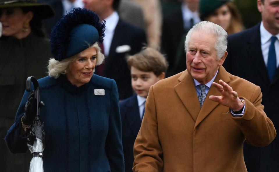 king charles queen camilla christmas 2022