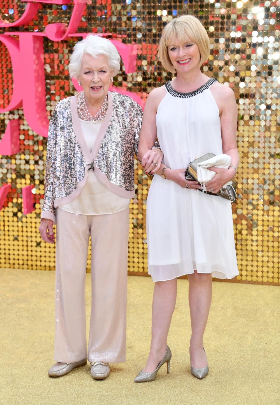 June Whitfield with daughter Suzy Aitchison