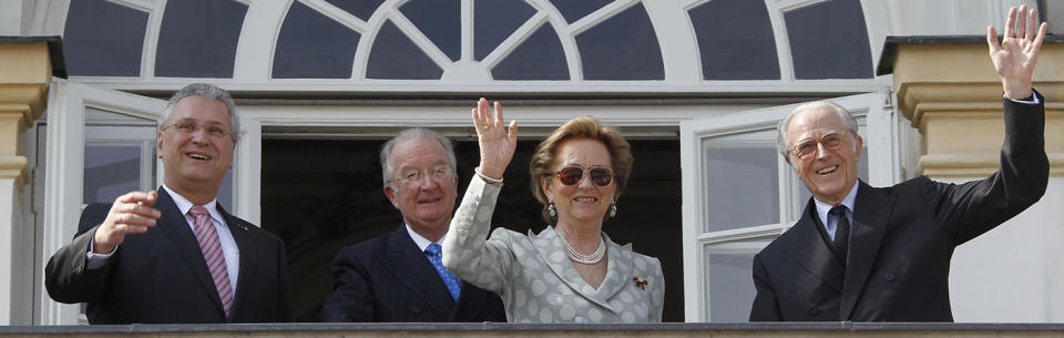 Hohe Gäste begrüßte Franz von Bayern 2011 am Schloss Nymphenburg. (AP Photo/Matthias Schrader)