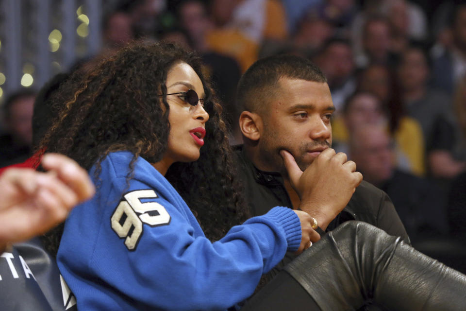 Russell Wilson and Ciara have invested in a group trying to bring an MLB team to Portland. (AP)