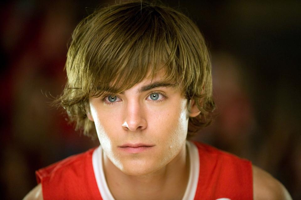 Zac Efron in *High School Musical*.