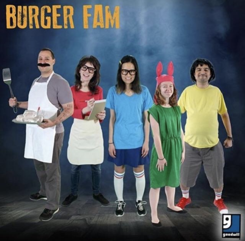 knock off bob's burgers family costume
