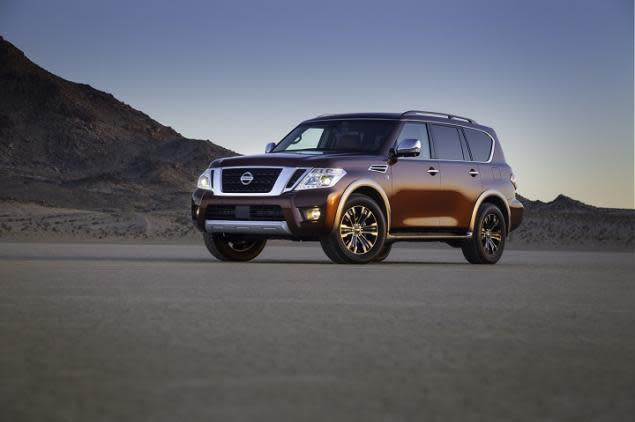 2017 Nissan Armada front quarter photo