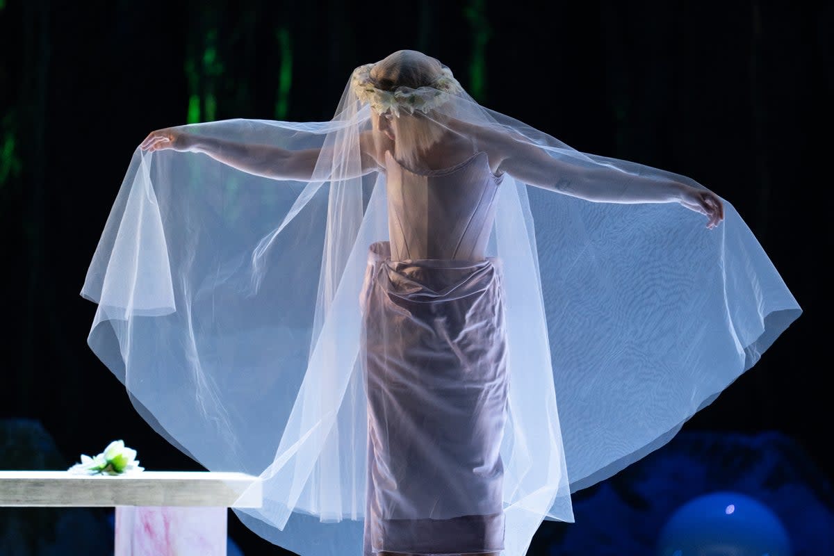 Lithuanian soprano Azmik Grigorian as Rusalka at the Royal Opera House  (Camilla Greenwell)