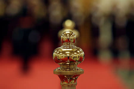 A pole on the stage for Israeli Prime Minister Benjamin Netanyahu and China's Premier Li Keqiang is pictured ahead of a welcoming ceremony at the Great Hall of the People in Beijing, China March 20, 2017. REUTERS/Jason Lee