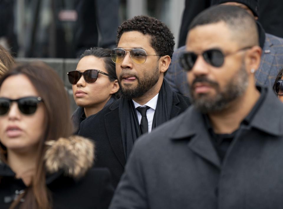 —u/SnoopFelonyFelonJussie was found guilty in December for filing a false police report after he claimed that he was attacked by two men who hurled racist and anti-gay slurs at him and bound him with rope. 