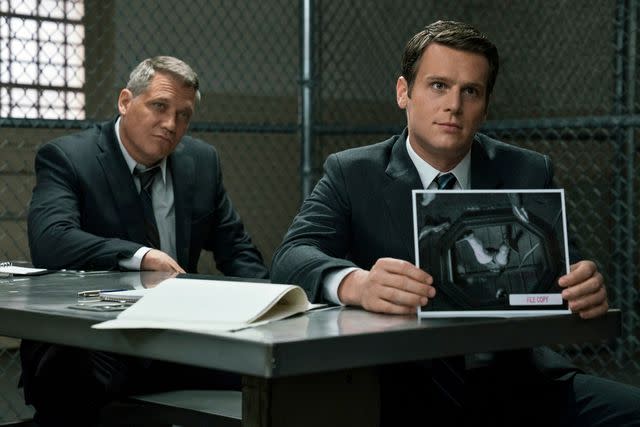 <p>Patrick Harbron/Netflix</p> Holt McCallany and Jonathan Groff on ‘Mindhunter’