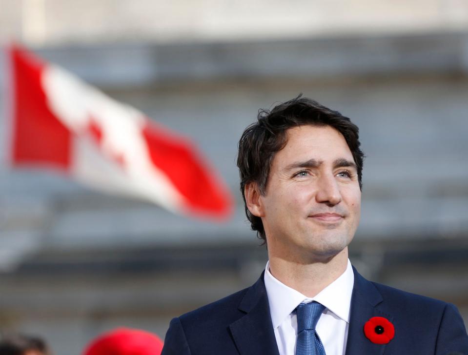 Justin Trudeau swearing in