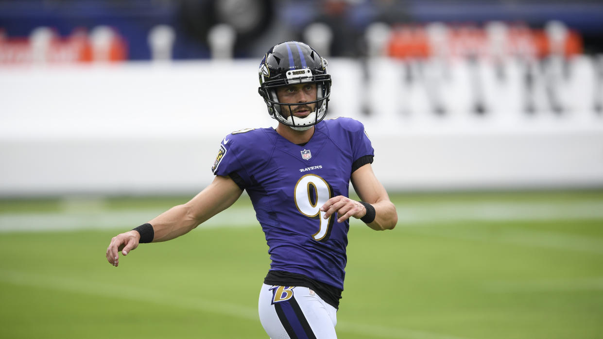 Baltimore Ravens kicker Justin Tucker 