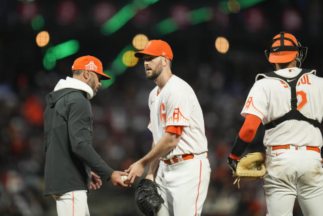 San Francisco Giants' Alex Wood against the Arizona Diamondbacks during a  baseball game in San Francisco, Wednesday, Sept. 29, 2021. (AP Photo/Jeff  Chiu Stock Photo - Alamy