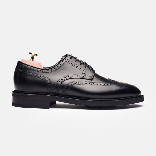 black Morjas The Derby loafer against white background