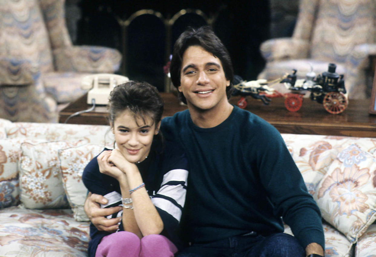 Alyssa Milano and Tony Danza (ABC via Getty Images)