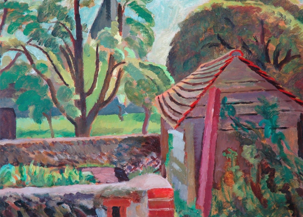 Vanessa Bell, Garden at Monk's House, Sussex, 1947 © Bradford Museums & Galleries (© Estate of Vanessa Bell. All rights reserved, DACS 2023 / Bridgeman Images)