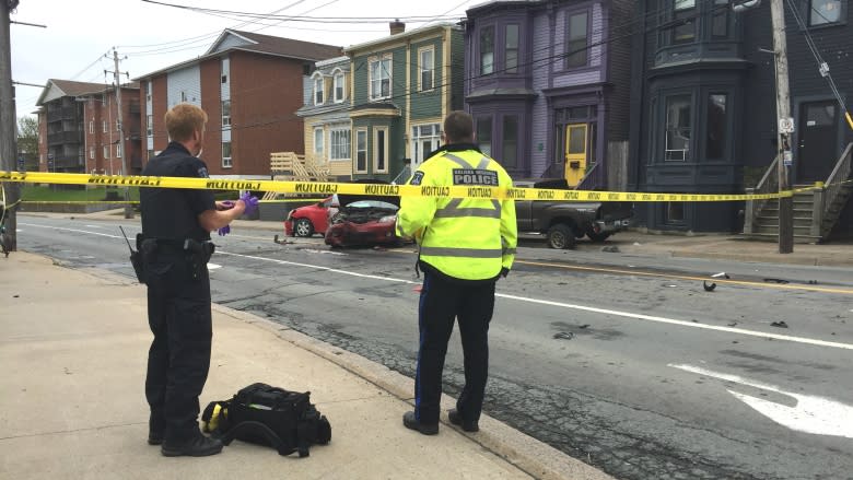 Driver flees after causing multi-car crash in Halifax