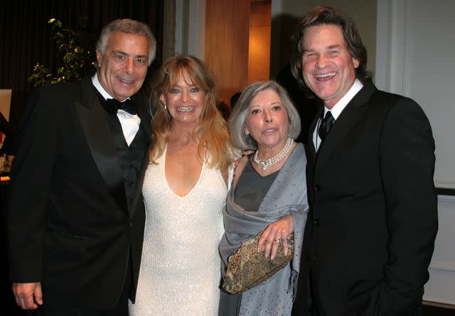 <p>Getty for Costume Designers Guild</p> Richard Romanus, Goldie Hawn, Anthea Sylbert and Kurt Russell