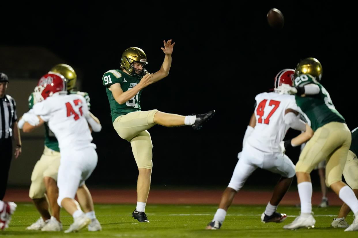 Dublin Jerome's Carter Holden was named first-team All-Ohio in Division I.