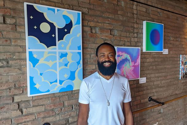 PHOTO: Artist Arthur Hutchinson who painted a mural of Harriet Tubman in Auburn, N.Y. (Courtesy of Arthur Hutchinson)