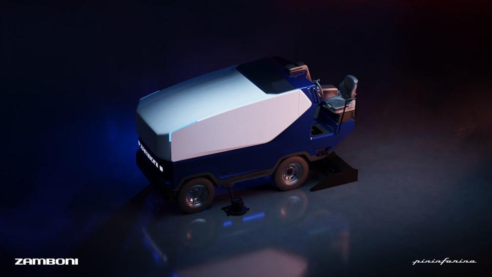 zamboni zx5 by pininfarina top three quarter view