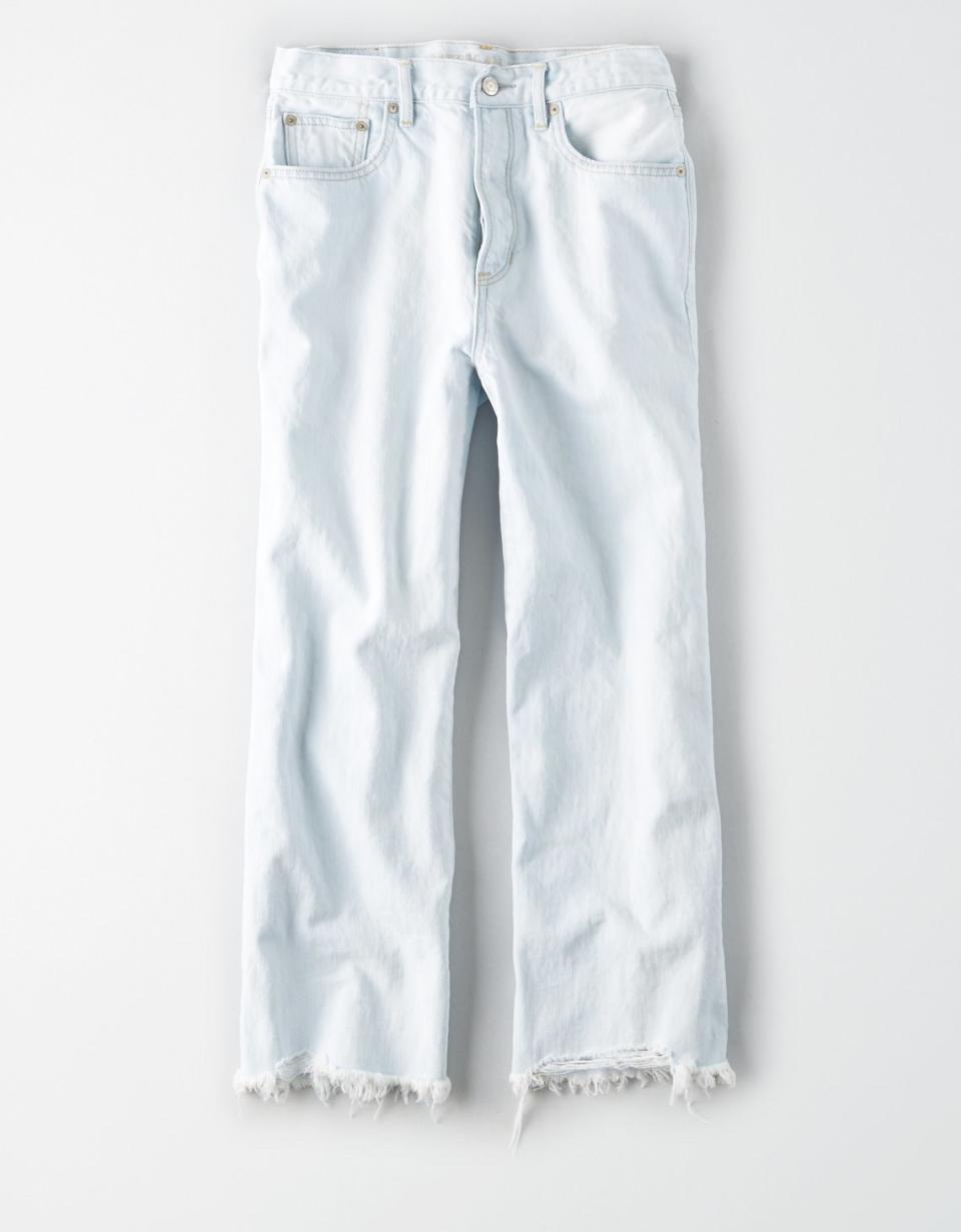 American Eagle AE wide-leg cropped jeans, $49.95, American Eagle