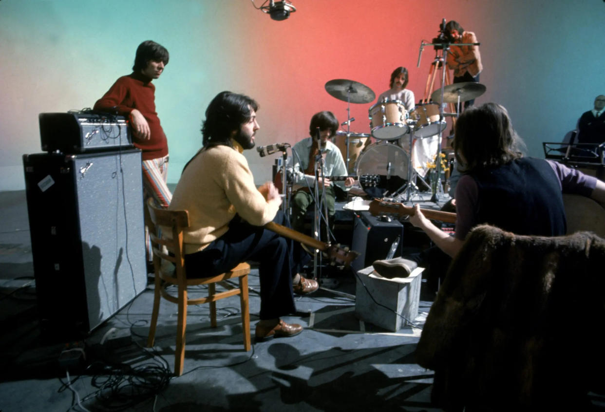 "Let It Be" showcases the Beatles' behind-the-scenes process for what would become their final album.