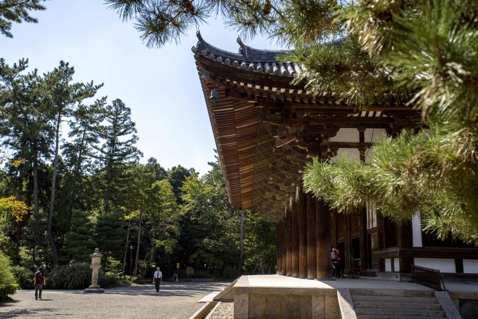 Located in suburb of Nara city,  Toshodaiji Temple, designed (Zhang Peng / LightRocket via Getty Images file)